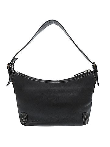 Burberry Burberry Nova Check Leather Black One-Shoulder Bag (0499BURBERRY) (view 2)