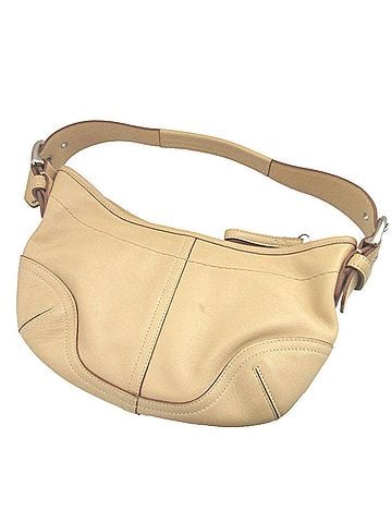 Coach Coach Old Hobo 9541 Leather Beige Shoulder Bag Handbag 0392COACH (view 2)