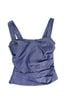 Lioness Stripes Blue Sleeveless Top Size XS - photo 1