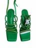 Cape Robbin Green Sandals Size 6 1/2 - photo 3