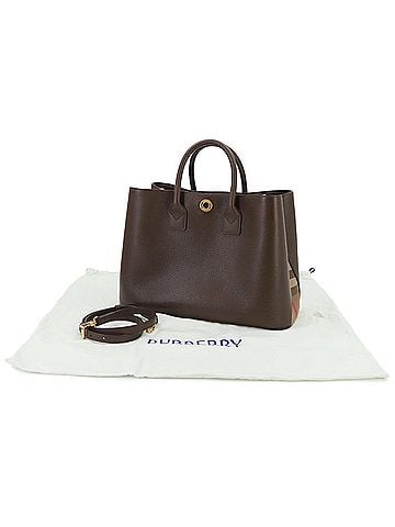 Burberry Burberry Bermondsey Medium 2-way Tote Shoulder Handbag Leather Brown 81112721 Gold Hardware Bag (view 2)