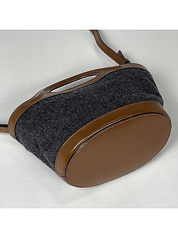 MARNI MARNI Tropicalia 2-Way Fabric Handbag, Gray/Brown, BMMP009601, Women's (view 2)