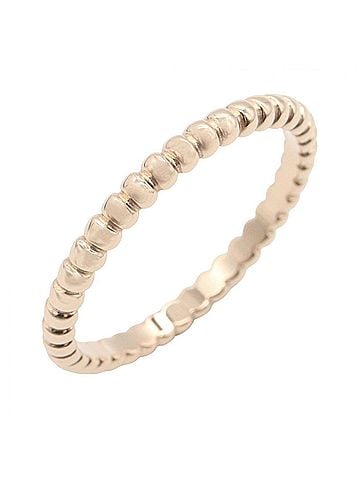 Van Cleef & Arpels Van Cleef &amp; Arpels Perlee Ring SM - Ring/Finger 18KPG (Pink Gold) Women's Gold Tone VCARPJMF56 (view 1)