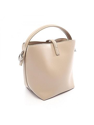 Yves Saint Laurent Yves Saint Laurent Saint Laurent Paris LE 37 Small 2-Way Handbag, Leather, Women's, Beige, 749036 (view 2)