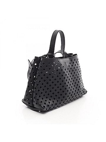 Tod's Tod's T-Timeless Perforated 2-Way Shoulder Bag/Handbag, Leather, Women's, Black (view 2)