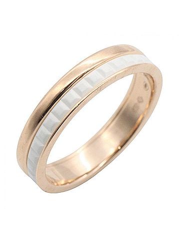 Boucheron Boucheron Quatre White Ring - 18KPG (Pink Gold) Ceramic for Women Gold/White Tone JAL00238 (view 1)