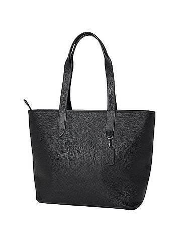Coach Coach Sullivan Tote Bag, Leather, Black, C9876, Men's (view 1)