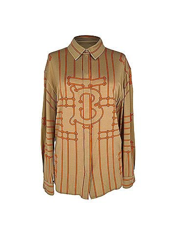 Burberry Burberry Emma Printed Shirt in Multicolor Silk (view 1)