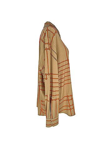 Burberry Burberry Emma Printed Shirt in Multicolor Silk (view 2)