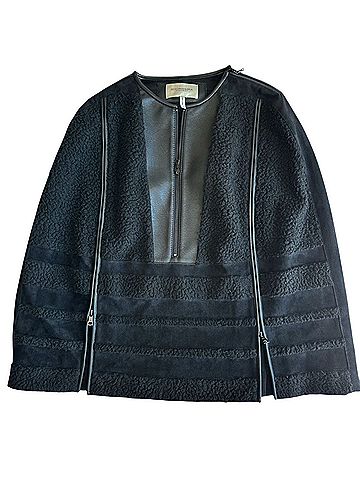 BCBGMAXAZRIA Runway
Marique Black Faux Shearling Coat (view 2)