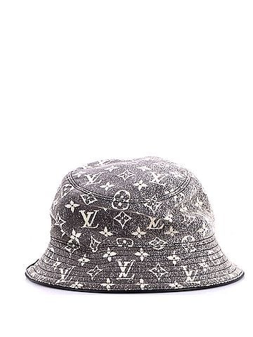 Louis Vuitton Bob Bucket Hat Monogram Jacquard Denim (view 1)