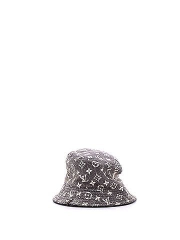 Louis Vuitton Bob Bucket Hat Monogram Jacquard Denim (view 2)