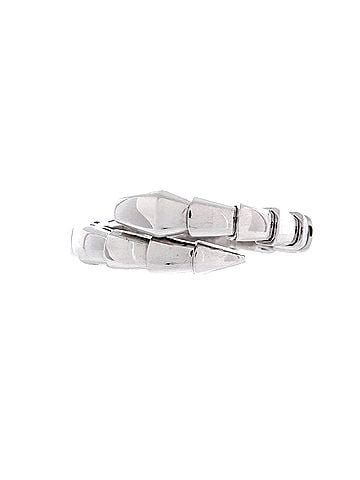 Bvlgari Serpenti Viper One-Coil Ring 18K White Gold (view 1)