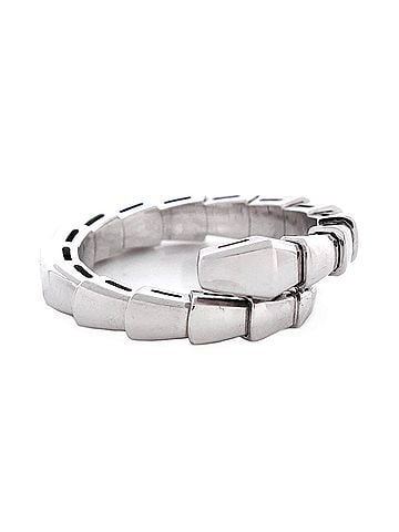 Bvlgari Serpenti Viper One-Coil Ring 18K White Gold (view 2)