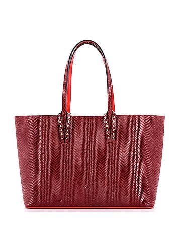 Christian Louboutin Cabata East West Tote Python Embossed Patent Small (view 1)