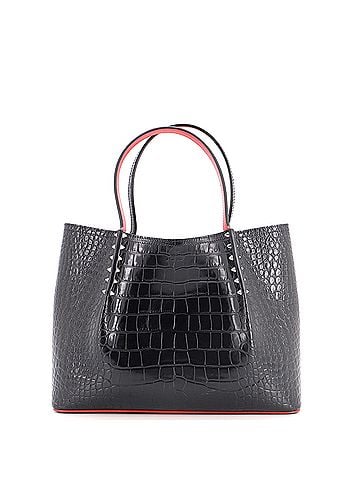 Christian Louboutin Cabarock Tote Crocodile Embossed Leather Small (view 1)