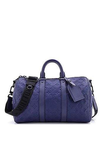 Louis Vuitton Keepall Bandouliere Bag Monogram Taurillon Leather 35 (view 1)