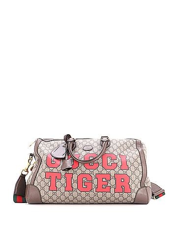 Gucci Convertible Duffle Bag Printed GG Coated Canvas Medium (view 1)
