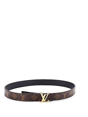 Louis Vuitton LV Initiales Reversible Belt Monogram Canvas and Leather Thin (view 2)