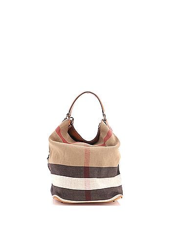 Burberry Ashby Bag House Check Canvas Medium (view 2)