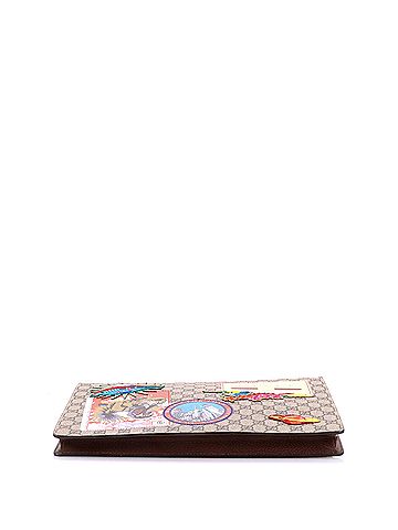 Gucci Courrier Messenger Bag GG Coated Canvas with Applique (view 2)