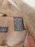 Kate Hill 100% Leather Solid Gray Tan Ivory Jacket Size M - photo 3