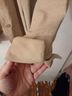 Kate Hill 100% Leather Solid Gray Tan Ivory Jacket Size M - photo 10