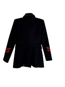 Zara Military Style Double Breasted Coat Coat (view 2)