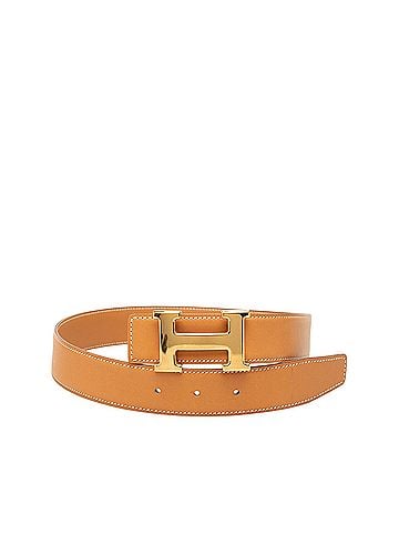 Hermès Box Calf Constance H Reversible Belt (view 1)
