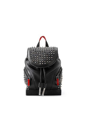 Christian Louboutin Christian Louboutin Explorer Funk Studded Backpack Small 3215038 2-way Shoulder Black Handbag (view 1)