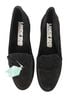 Lands' End 100% Suede Black Flats Size 8 - photo 5
