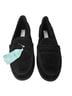 Lands' End 100% Suede Black Flats Size 8 - photo 1