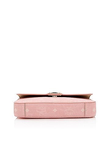 MCM MCM Visetos Calfskin Logo Mode Travia Small Shoulder Bag (view 2)