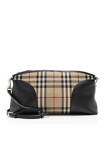 Burberry Burberry Horseferry Check Leather Chichester Crossbody (view 1)