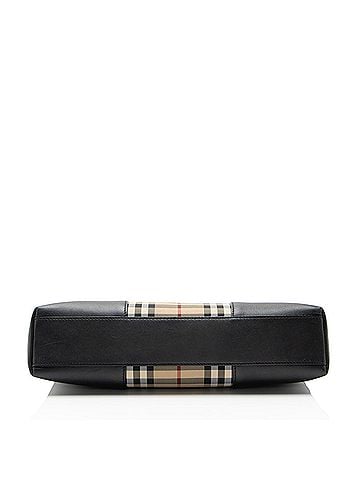 Burberry Burberry Horseferry Check Leather Chichester Crossbody (view 2)