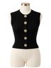 Love Tree Black Sleeveless Top Size L - photo 2