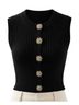 Love Tree Black Sleeveless Top Size L - photo 1