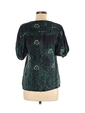 Parker Parker Short Sleeve Silk Top (view 2)
