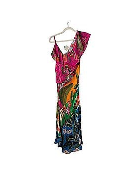 FARM Rio Mixed Flowery Ruffle One Shoulder Midi Dress Casual Dress (view 2)