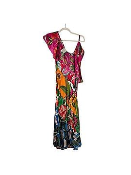 FARM Rio Mixed Flowery Ruffle One Shoulder Midi Dress Casual Dress (view 1)