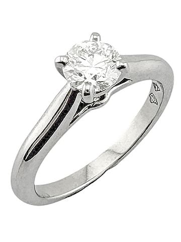 Cartier Cartier Solitaire Ring, Pt950 Platinum, 0.40ct Diamond, Women's, CARTIER (view 1)