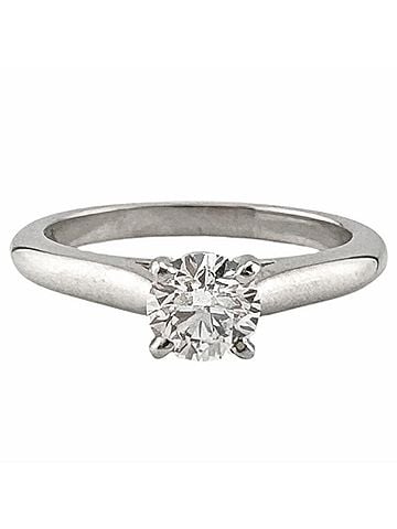 Cartier Cartier Solitaire Ring, Pt950 Platinum, 0.40ct Diamond, Women's, CARTIER (view 2)