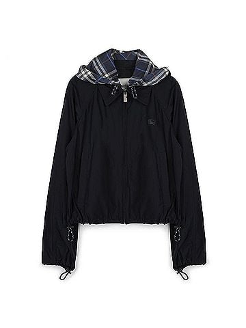 Burberry Crop Newcot Hooded Jacket (view 2)