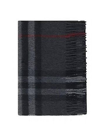 Burberry Checked Cashmere Scarf (view 2)