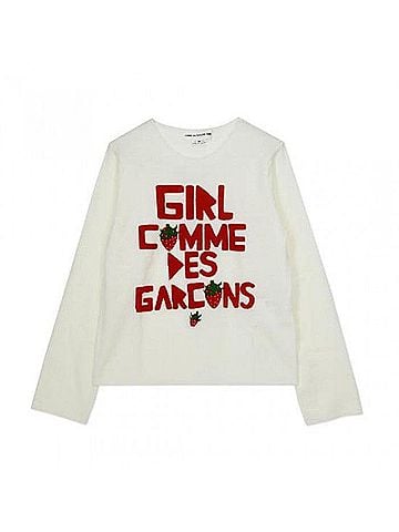 Comme des Garçons Logo Knit Nq White (view 2)