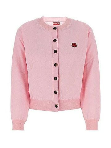 Kenzo Floral Patch Wool Cardigan (view 1)