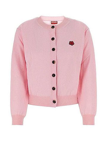 Kenzo Floral Patch Wool Cardigan (view 2)