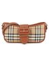 Burberry 100% Elastic Brown Checked Sling Shoulder Bag One size - photo 1