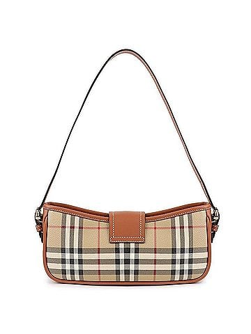 Burberry Checked Sling Shoulder Bag (view 2)
