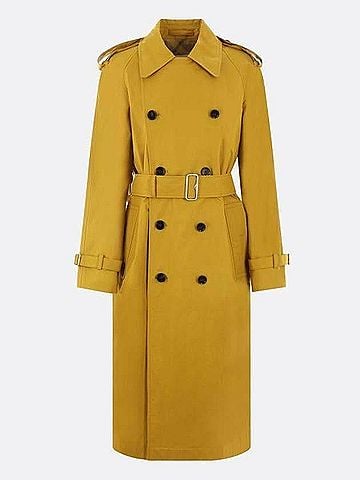 Burberry Long Gaberdine Trench Coat (view 1)